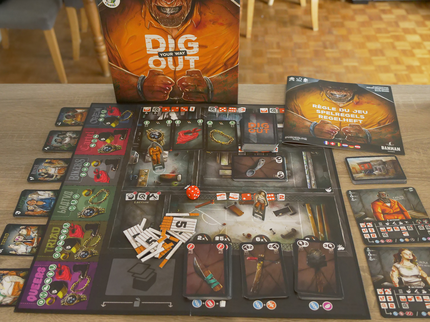 Dig Your Way Out - Dig In - Jeu de société - Le Meeple Barbu